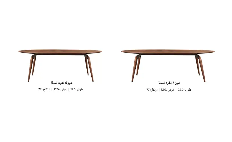 ابعاد ناهارخوری